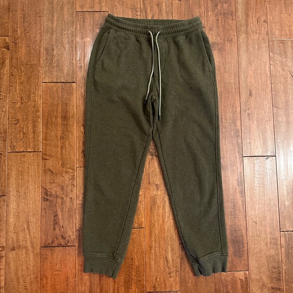 ATM Anthony Thomas Melillo Mlange French Terry Joggers in Olive Green Sz Small - Picture 3 of 13